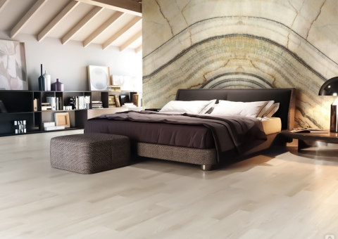 Тенденции в интерьере. Спальня и камень