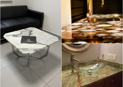 Оригинальные способы использования камня в интерьере