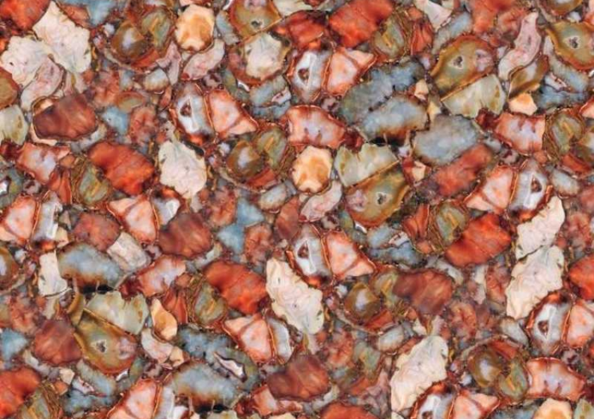 AGATE CEZANNE WITH GOLD