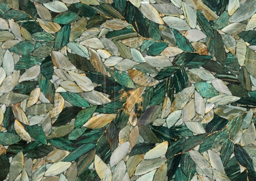 QUARTZ GREEN LEAFS